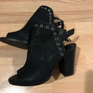 Lucky Brand Lorillar booties with peep toe